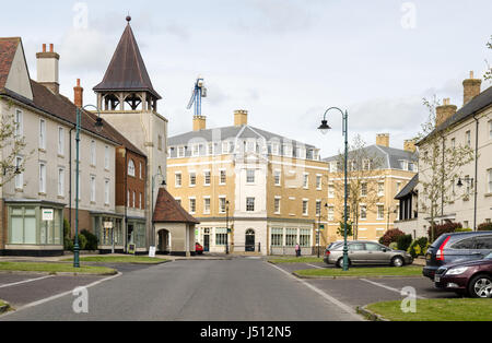 Case e appartamenti in Poundbury, il prezzo del Galles del previsto città nuova sul bordo del Dorchester nel Dorset. Foto Stock