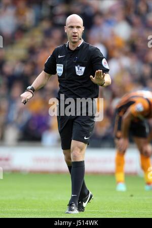 ANTHONY TAYLOR PREMIERSHIP PREMIERSHIP ARBITRO ARBITRO KC Stadium Hull Inghilterra 27 Settembre 2014 Foto Stock