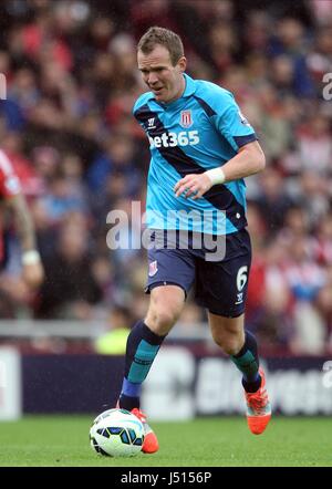 GLENN WHELAN Stoke City FC Stoke City FC STADIO DELLA LUCE SUNDERLAND INGHILTERRA 04 Ottobre 2014 Foto Stock
