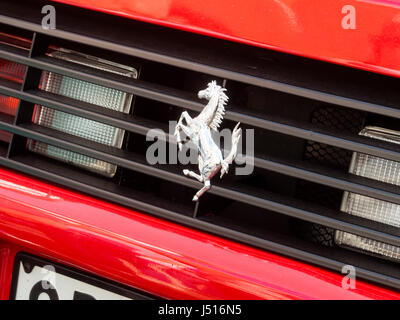 Rosso Ferrari 348 tb dettagli Foto Stock