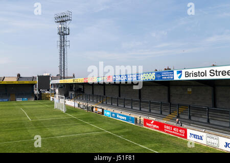 Infissi Torquay United Football Club è un associazione professionale di calcio di club con sede a Torquay, Devon, Inghilterra. Lega Nazionale 1, Foto Stock