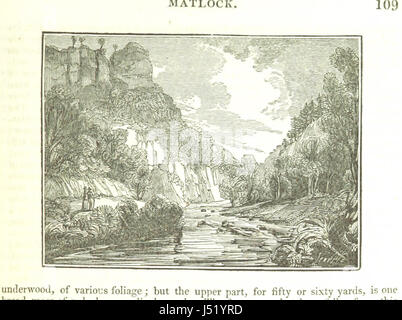 La guida di Picco; contenente la carta topografica, statistici e storia generale di Buxton, Chatsworth, Edensor, Castlteon [sic], Bakewell, Haddon, Matlock, e Cromford; con una introduzione di ... Edito da T. nobile Foto Stock