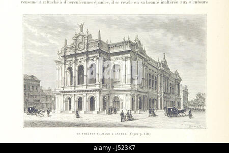 Un'opera completa del Belgio con 323 incisioni in legno, che illustrano varie scene, paesaggi e figure pertinenti alla storia, alla cultura e alla vita quotidiana del Belgio. Le incisioni forniscono rappresentazioni artistiche dettagliate dei momenti chiave, dell'architettura e dei paesaggi, catturando l'essenza del Belgio durante l'epoca in questione. Il libro rappresenta un record storico attraverso l'arte visiva, offrendo una visione del patrimonio artistico di Belgiumâ. Foto Stock