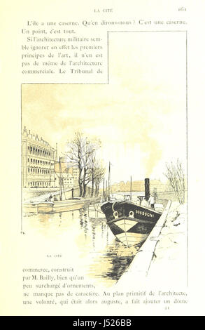 Immagine presa da pagina 195 di 'La Seine à travers Paris. Illustrée de ... dessins ... et de ... composizioni en couleurs par G. Fraipont' Foto Stock