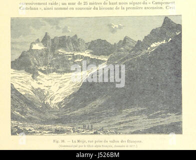 Immagine presa da pagina 195 di 'Les Alpes et les grandes ascensioni. Par E. Levasseur ... avec la collaboration des membres des Clubs Alpins' Foto Stock
