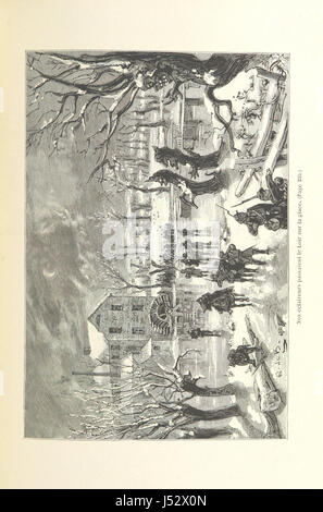 "La Retraite infernale" (il ritiro infernale) è un'opera francese che illustra la ritirata dell'esercito della Loira durante la guerra franco-prussiana (1870-1871). Il libro presenta 26 incisioni di Quesnay de Beaurepaire e include una mappa. Foto Stock