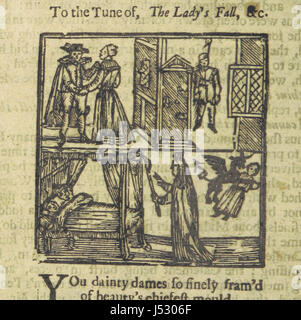 Bateman's tragedia: o il Perjur'd sposa giustamente premiata. Essendo la storia dello sfortunato amore di tedesco la moglie e il giovane Bateman. [Un chap-libro, in prosa, con l'originale ballata, intitolato "Un avvertimento piamente a tutte le fanciulle, ecc."] Foto Stock