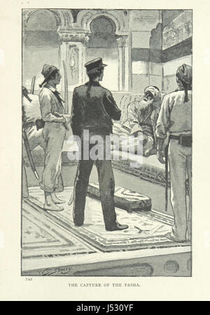 "In Greek Waters" è un racconto storico che documenta la guerra d'indipendenza greca dal 1821 al 1827. L'opera offre illustrazioni e dettagli degli eventi, evidenziando le lotte e i momenti chiave della guerra per l'indipendenza greca dall'Impero Ottomano. Foto Stock