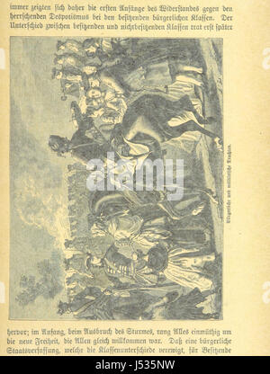 Questo libro fornisce una rappresentazione popolare della Rivoluzione francese, che descrive gli eventi e le condizioni in Francia dal 1789 al 1804, accompagnati da ritratti e illustrazioni che catturano l'atmosfera rivoluzionaria. Foto Stock