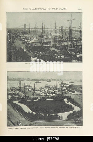 King's Handbook of New York City. Un profilo di storia e descrizione della metropoli americana. Con ... illustrazioni, ecc. (Seconda edizione). Foto Stock