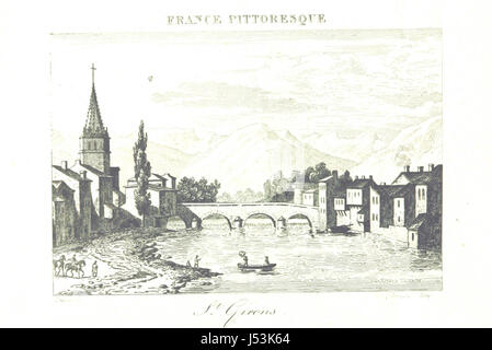 Francia e pittoresco, ou description ... des départements colonie et de la France, ecc. [Con piastre.] Foto Stock