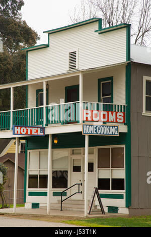 Borsisti Hotel, Kern villaggio di pionieri, Bakersfield, California Foto Stock