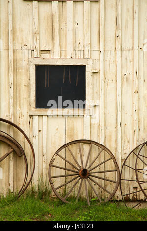 Negozio di fabbro, Kern villaggio di pionieri, Bakersfield, California Foto Stock