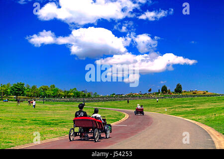 Echigo Hillside Park Nagaoka città Niigata Giappone Foto Stock