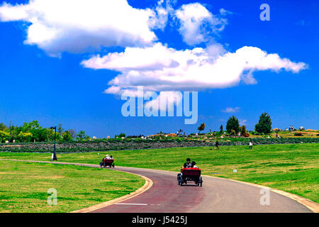 Echigo Hillside Park Nagaoka città Niigata Giappone Foto Stock