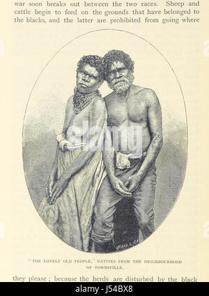 "Among Cannibals" è un resoconto di viaggio scritto da un autore danese, che descrive i suoi quattro anni di esplorazione in Australia. La narrazione copre gli incontri con le tribù indigene e le osservazioni dell'autore sulla cultura e la società. Foto Stock