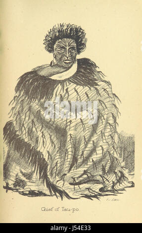 Immagine presa da pagina 45 del 'illustrazioni preparate per il bianco è la storia antica del Maori' Foto Stock