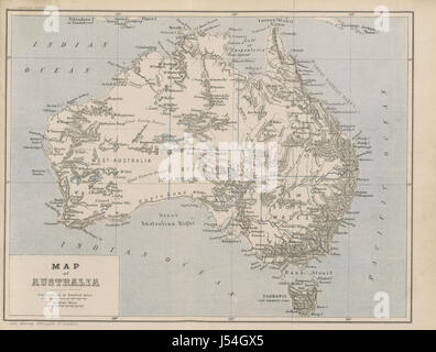 Questa immagine è tratta dal libro "Among Cannibals", che descrive quattro anni di viaggio in Australia. Fornisce un resoconto degli incontri del authorâ con culture indigene e paesaggi unici. Foto Stock