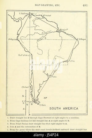 Una nuova geografia sul metodo di confronto. Con mappe e schemi Foto Stock