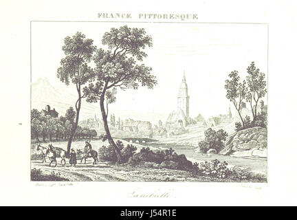 Immagine presa da pagina 561 del "Francia e pittoresco, ou description ... des départements colonie et de la France, ecc. [Con piastre.]" Foto Stock