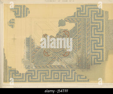 Manor di Tockington, co. Gloucester, e la villa romana ... Ristampato da transazioni di Bristol e Gloucestershire Società Archeologica, etc Foto Stock