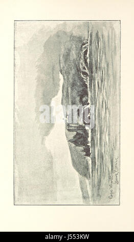 Il Royal mail Steamer Dunottar Castle intraprese una crociera di prova intorno alla Scozia, probabilmente come parte del suo viaggio inaugurale o dei test operativi. Il viaggio mostra la storia marittima e i primi viaggi in nave a vapore. Foto Stock