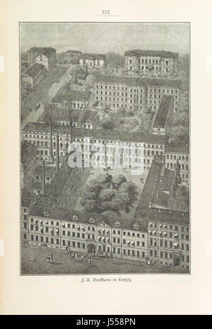 Immagine presa da pagina 849 di 'Leipzig und seine Bauten. Herausgegeben von der Vereinigung ... Mit 372 Ansichten, etc' Foto Stock