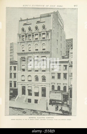 King's Handbook of New York City. Un profilo di storia e descrizione della metropoli americana. Con ... illustrazioni, ecc. (Seconda edizione). Foto Stock