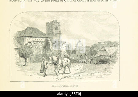 La strada dei pellegrini da Winchester a Canterbury ... Con quaranta sei illustrazioni di A. Quinton. [Con mappe.] Foto Stock