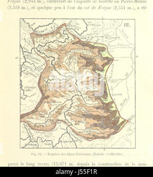 Immagine presa da pagina 141 del '[Les Alpes et les grandes ascensioni. Par E. Levasseur ... avec la collaboration des membres des Clubs Alpins.]" Foto Stock