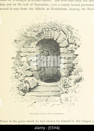 Immagine presa da pagina 151 di "La strada dei pellegrini da Winchester a Canterbury ... Con quaranta sei illustrazioni di A. Quinton. [Con mappe.]" Foto Stock