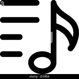 playlist di musica Illustrazione Vettoriale