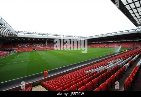 ANFIELD Liverpool FC V MANCHESTER CITY ANFIELD LIVERPOOL ENGLAND 13 Aprile 2014 Foto Stock