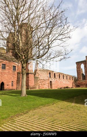 Arbroath Abbey rovine a Arbroath in Angus , Scozia. Foto Stock