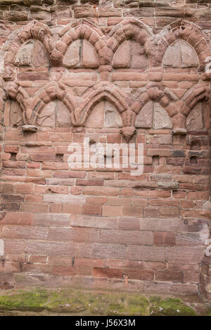 Arbroath Abbey rovine a Arbroath in Angus , Scozia. Foto Stock