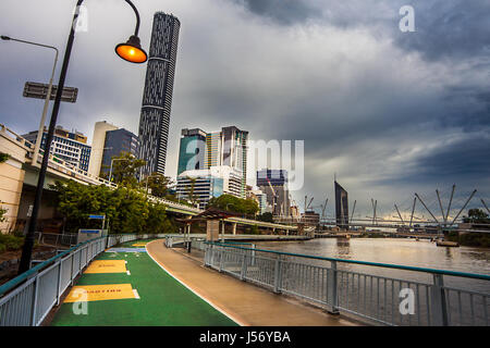 Lungomare in Brisbane Queensland Australia Foto Stock