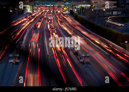Traffico di confine al confine Mexican-American tra Tijuana e San Diego Foto Stock