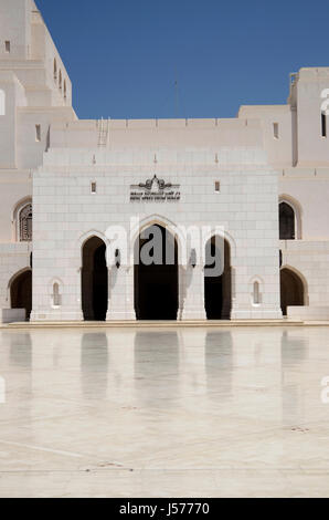 Royal Opera House Muscat, aperto nel 2011 come la Forst del suo genere nella Penisola Arabica, Moscato, il sultanato di Oman Foto Stock