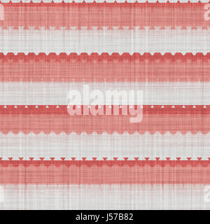 Seamless rosso e bianco texture geometrica Foto Stock
