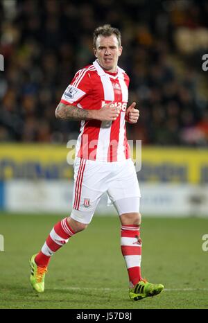 GLENN WHELAN Stoke City FC Stoke City FC KC Stadium Hull Inghilterra 14 Dicembre 2013 Foto Stock