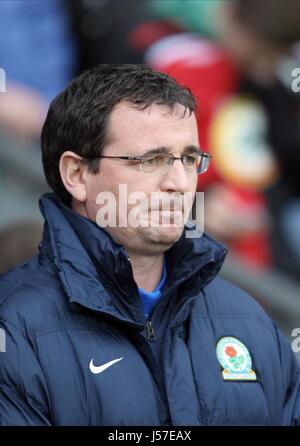 GARY BOWYER Blackburn Rovers MANAGER Blackburn Rovers MANAGER EWOOD PARK BLACKBURN INGHILTERRA 04 Gennaio 2014 Foto Stock