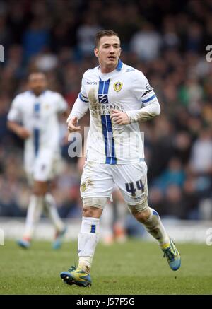 ROSS MCCORMACK Leeds United FC Leeds United FC ELLAND ROAD LEEDS INGHILTERRA 18 Gennaio 2014 Foto Stock