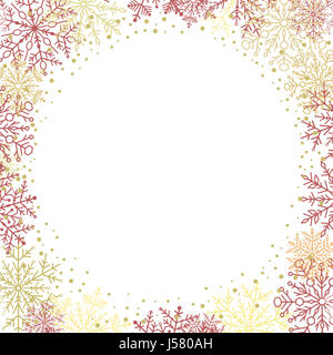 Inverno biglietto di auguri Foto Stock