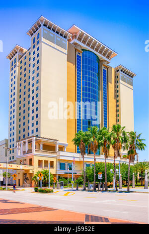 L'Embassy Suites Downtown Convention Center Hilton hotel in Tampa FL Foto Stock