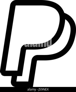 PayPal Illustrazione Vettoriale