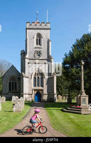 Chiesa Parrocchiale di San Pietro, culatta Lane, Walton-on-the-Hill, Surrey, England, Regno Unito Foto Stock