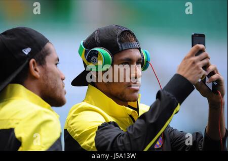 NEYMAR Barcellona FC CELTIC PARK GLASGOW Scozia 01 Ottobre 2013 Foto Stock