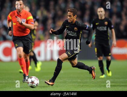 NEYMAR Barcellona FC CELTIC PARK GLASGOW Scozia 01 Ottobre 2013 Foto Stock