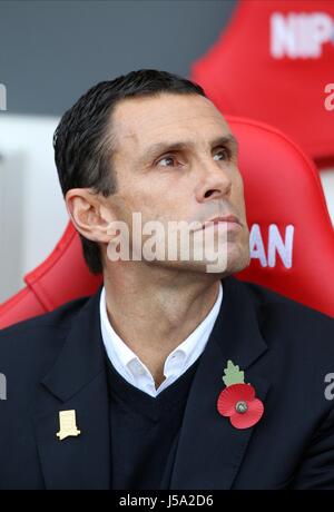 GUS POYET SUNDERLAND V NEWCASTLE UNITED STADIO DELLA LUCE SUNDERLAND INGHILTERRA 27 Ottobre 2013 Foto Stock