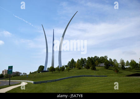 US Air Force Memorial arlington Washington DC USA Foto Stock